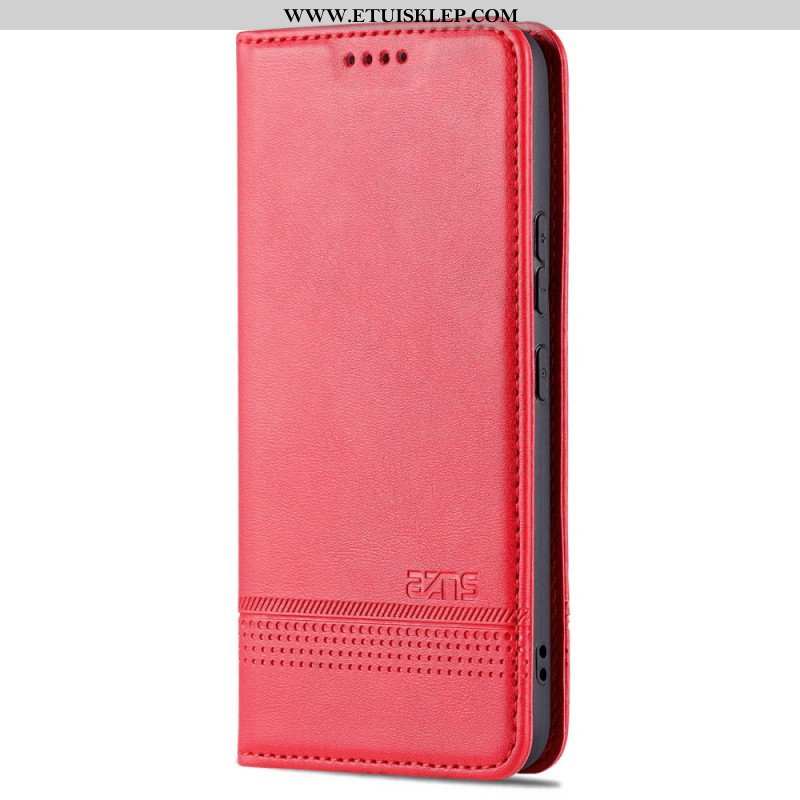 Etui Na Telefon do Samsung Galaxy S22 5G Etui Folio Stylizacja Skóry Azns